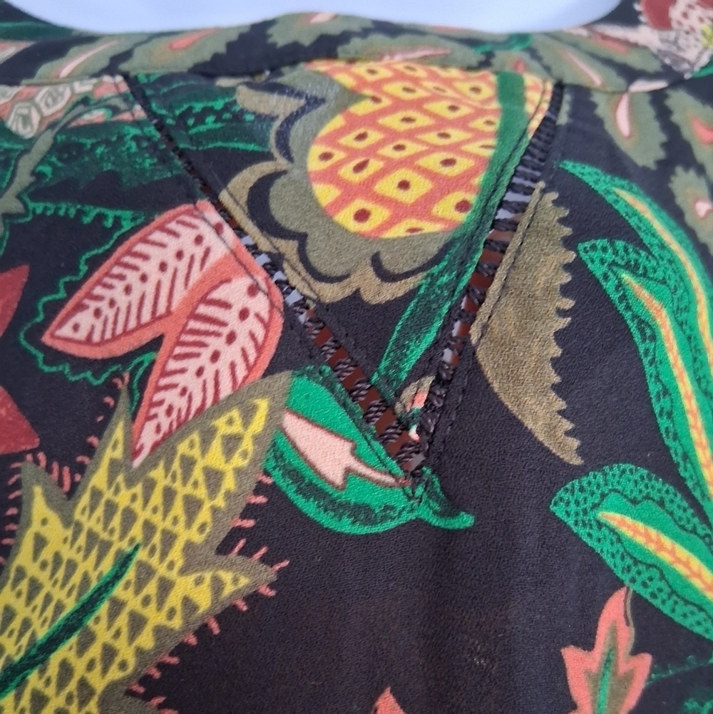 Scotch & Soda (Dans La Nuit)/ Colorful Jungle Print Blouse/ Size US S - Picture 9 of 17